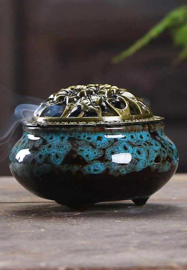 Ceramic Cone Incense Burner - Image 2