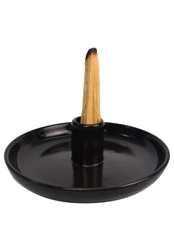 Ceramic Palo Santo Holder (Black) - Image 2
