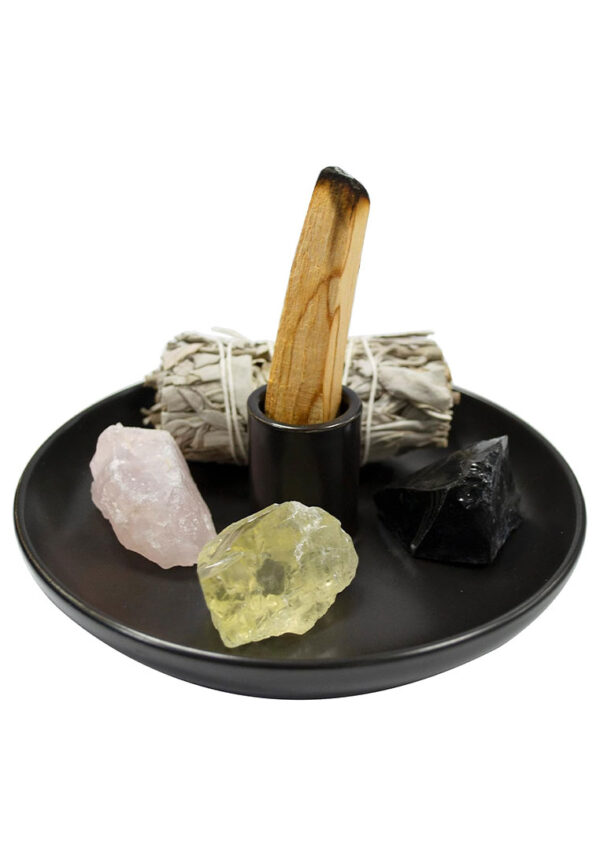 Ceramic Palo Santo Holder (Black)