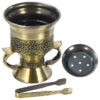 Frankincense Durable Metal Incense Buner for Bakhoor, Charcoal & Aromatherapy