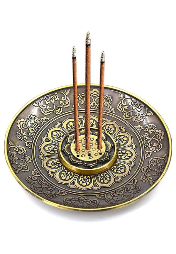 Retro and Elegant Incense Stick Holder with Detachable Ash Catcher