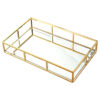 Vanity Dresser Ornate Metal Decorative Organizer Tray