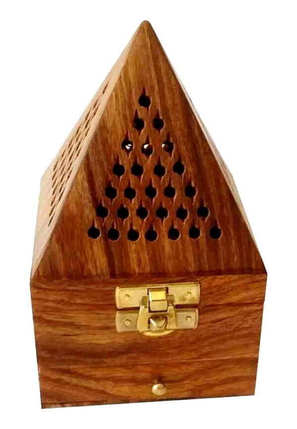 Wooden Incence-Bakhoor Burner Pyramid Shape